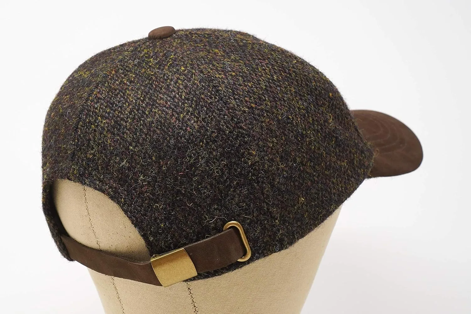 Munro - Premium Baseball Cap - Harris Tweed and Nubuck Leather