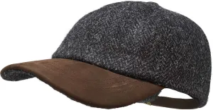 Munro - Premium Baseball Cap - Harris Tweed and Nubuck Leather
