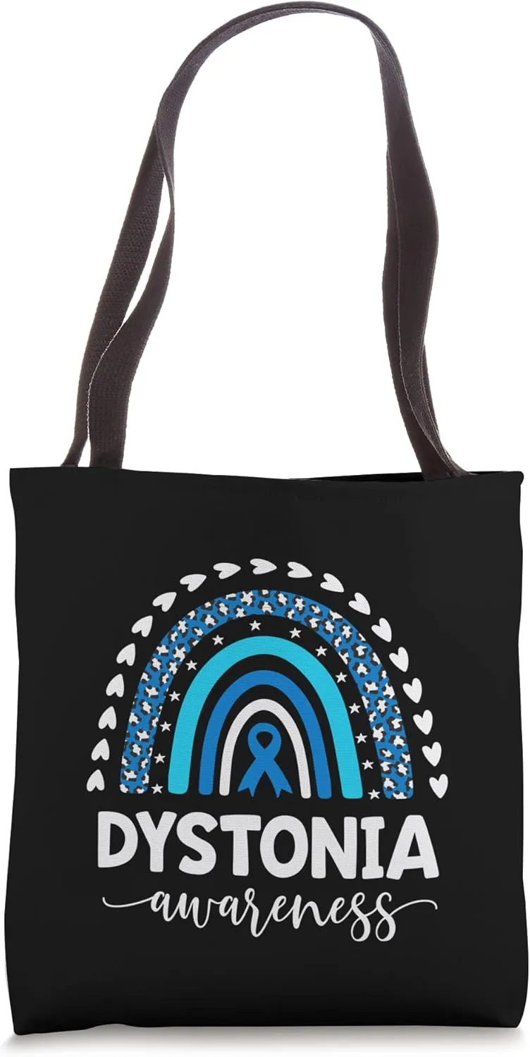 Muscle Contractions Support Love Dystonia Awareness Tote Bag
