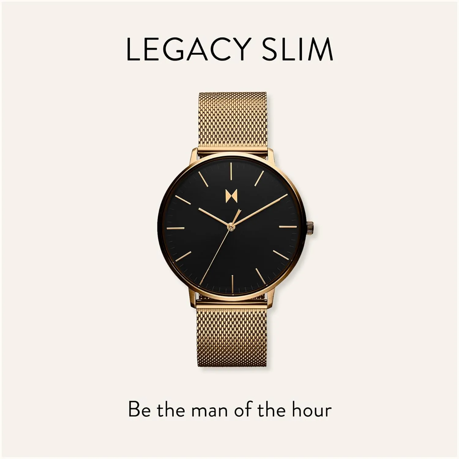 MVMT Men’s Legacy Slim Watch - Analog Watch for Men - Minimalist, Water Resistant 3 ATM/30 Meters Men’s Dress Watch - Premium Japanese Quartz Men’s Wristwatch - 42mm