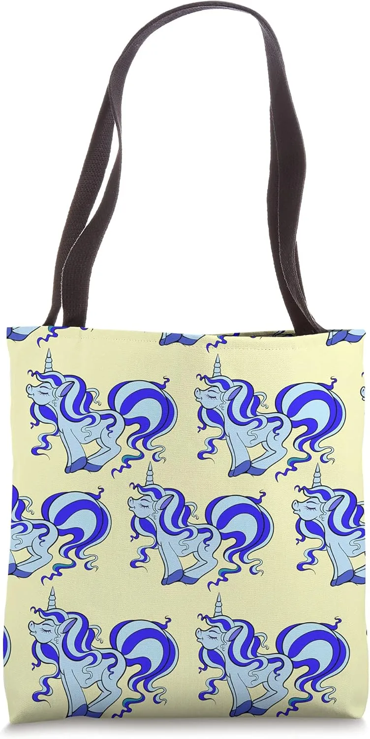 Mythical Unicorn Pattern Fantasy Animal Magical Unicorn Tote Bag
