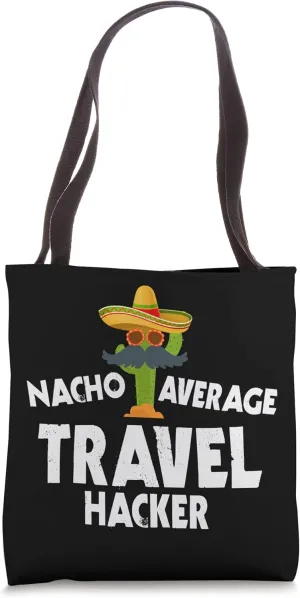 Nacho Average Travel Hacker Costume Civil Aviation Tote Bag