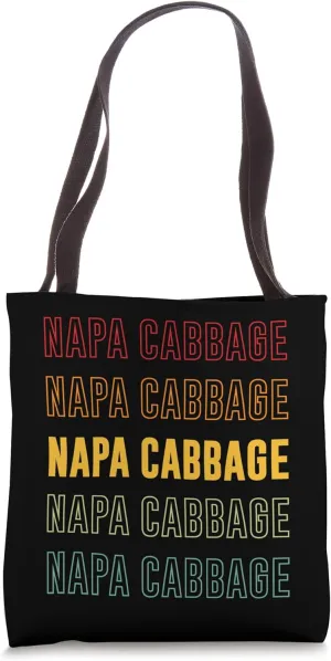 Napa Cabbage Rainbow Tote Bag