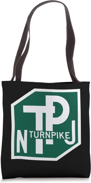 New Jersey Turnpike Road Sign Tote Bag