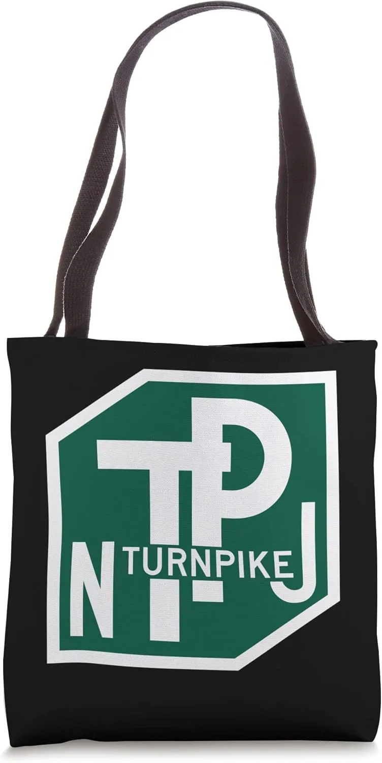 New Jersey Turnpike Road Sign Tote Bag