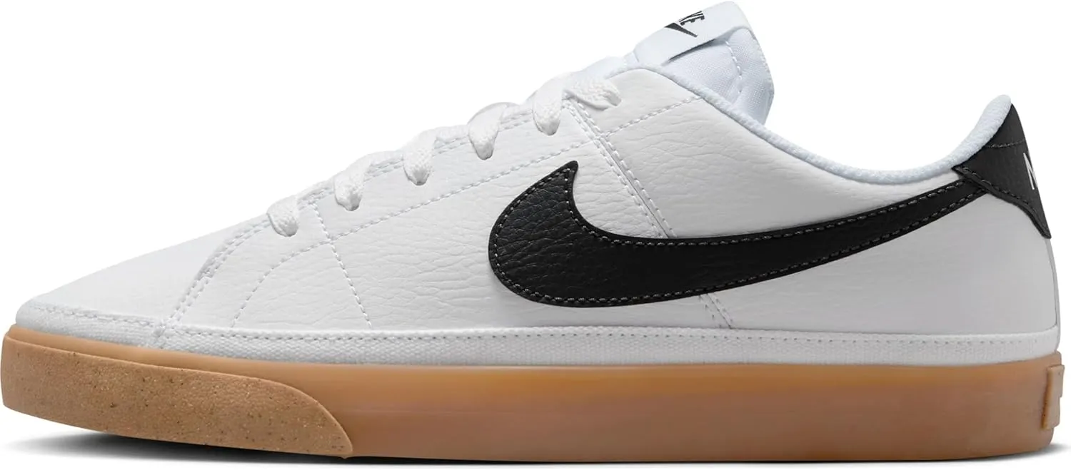 Nike Court Legacy Next Nature Women's Shoes (DH3161-109, White/Gum Yellow/Volt/Anthracite) Size 8