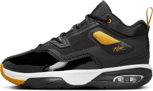 NIKE Jordan Stay Loyal 3 Big Kids' Shoes (FB9922-071, Black/White/Yellow Ochre) Size 7