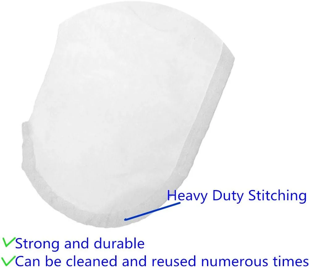 Nylon Mesh Filter Socks 4 Inch Ring 50/100 / 200/300 Micron - by 15 Inch Long – Aquarium Filter Bags - 2 Pack (75 Micron - 4 x 15 Inch)