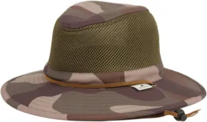 Nylon Mesh Safari Hat - Lightweight, UPF (SPF) 50  Sun Protection, 2 1/2" Big Brim, Chin Strap