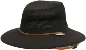Nylon Mesh Safari Hat - Lightweight, UPF (SPF) 50  Sun Protection, 2 1/2" Big Brim, Chin Strap