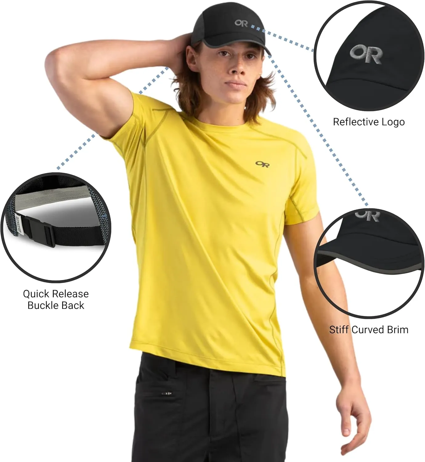 Outdoor Research Swift Cap – UPF 40 , Lightweight, Breathable, Quick-Dry