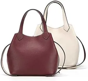 Palla Women's A-Bag Plus (REVERSIBLE) Wine-Ivory, Small