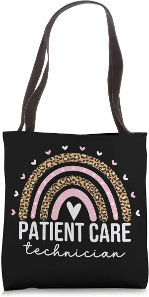 Patient Care Technician Rainbow PCT Healthcare Assistants Tote Bag