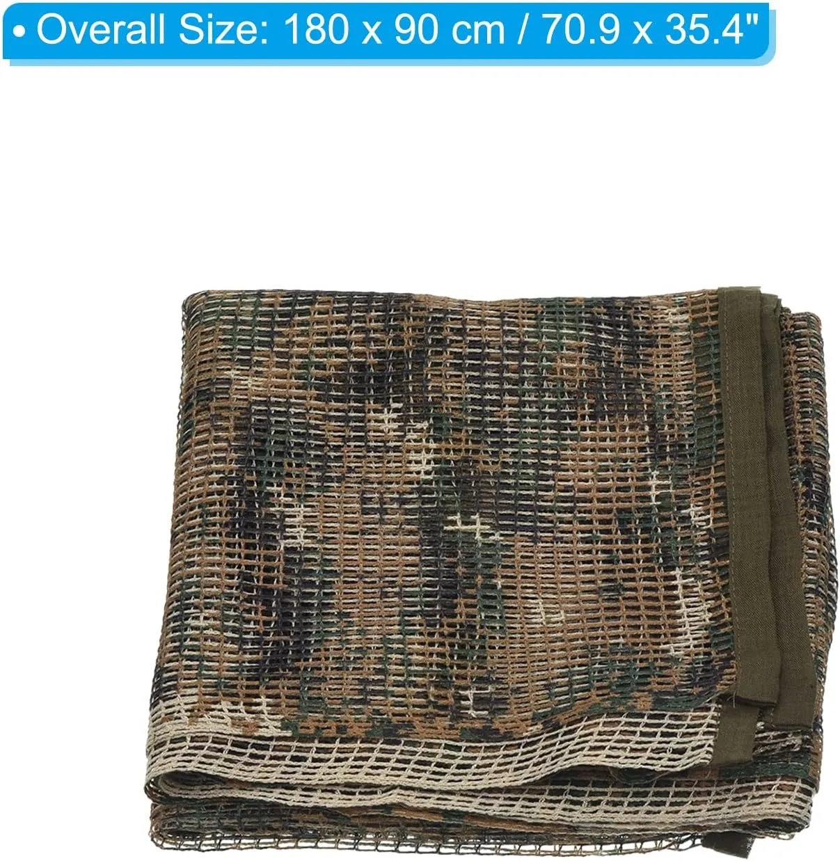 PATIKIL Camouflage Netting Camo Scarf, Camo Netting Veil Camo Mesh Neck Scarves Desert Mesh Scarves