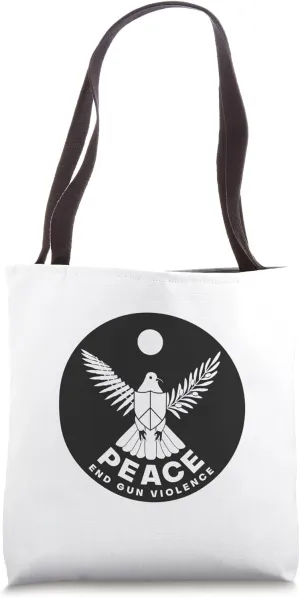 PEACE: End Gun Violence Tote Bag