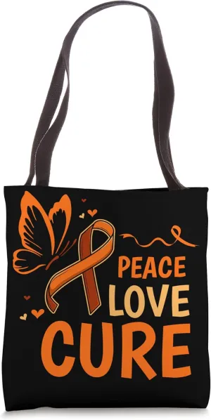 Peace Love Cure Tote Bag