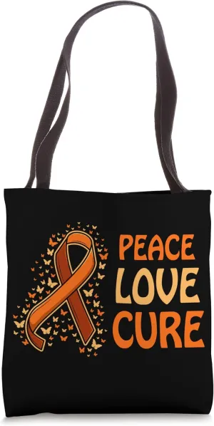 Peace Love Cure Tote Bag