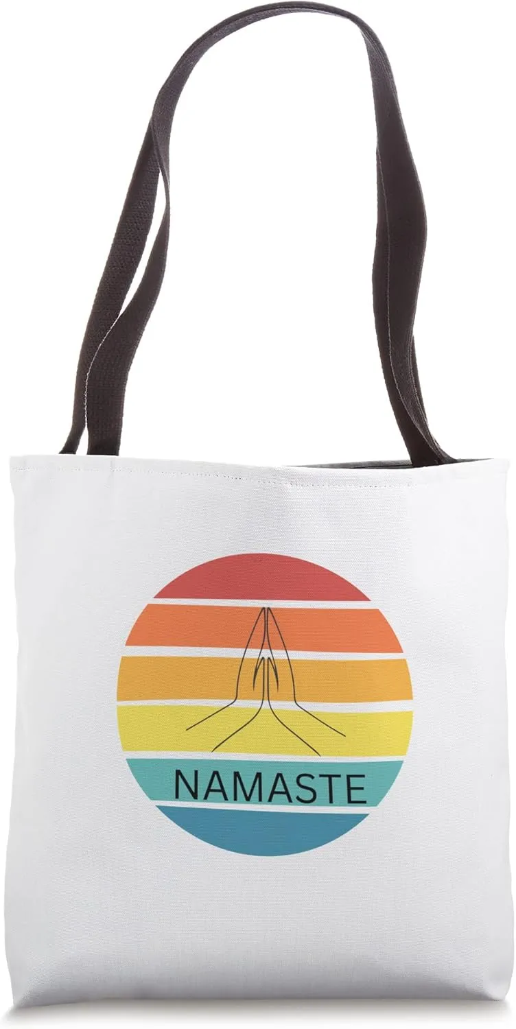 PEACE NAMASTE HANDS VINTAGE Tote Bag