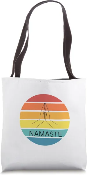 PEACE NAMASTE HANDS VINTAGE Tote Bag