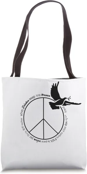 Peace Ukraine Solidarity Demonstration Flag Stop War Tote Bag