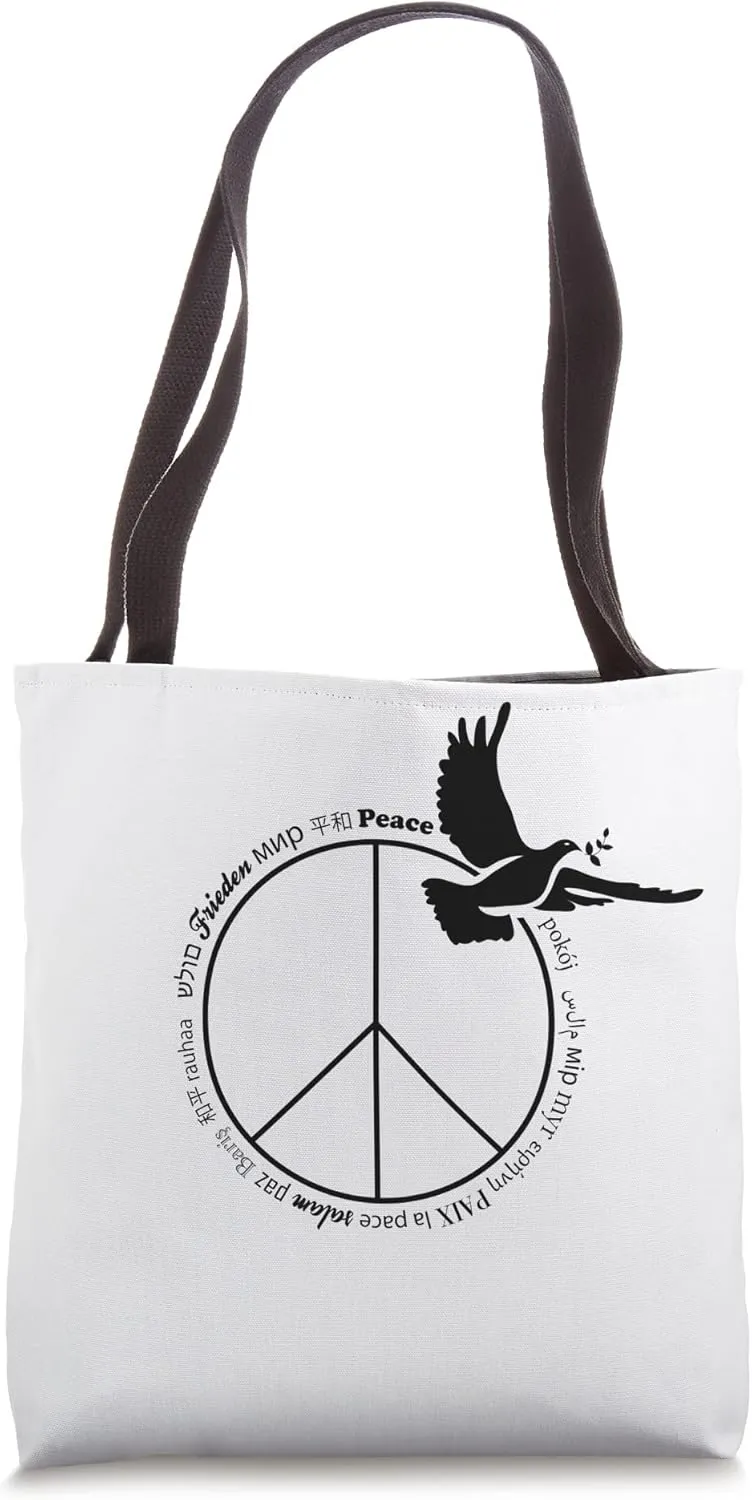 Peace Ukraine Solidarity Demonstration Flag Stop War Tote Bag