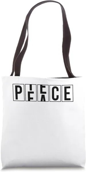 Piece Peace Gun Control Rally Vote Demonstration Odometer Tote Bag