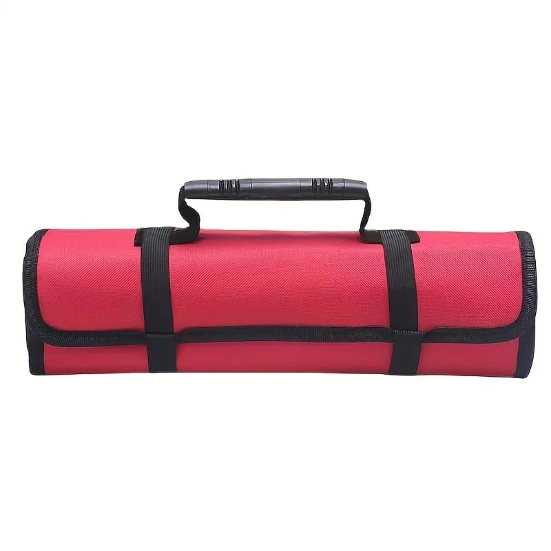 Pockets Oxford Canvas Folding Wrench Roll Storage Tools Waterproof Hand Roller
