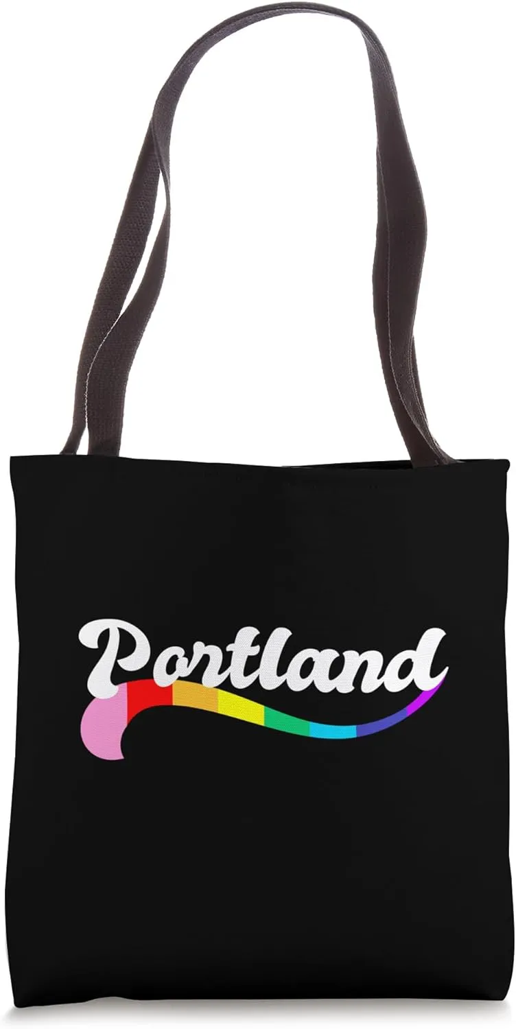 Portland Oregon Maine Gay Pride LGBTQI PNW Homo queer love Tote Bag