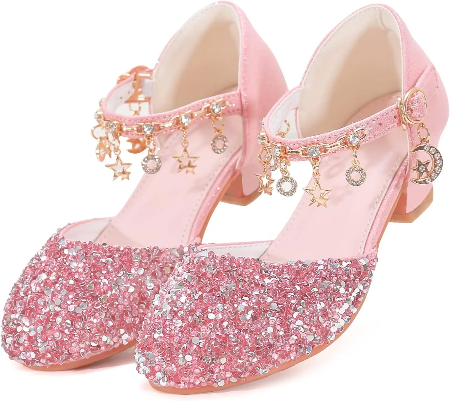 Princess Dress Up Shoes - Cinderella Heels for Little Girls