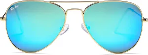 Pro Acme Classic Polarized Aviator Sunglasses for Women Men, Lightweight Metal Pilot Frame UV400 Protection 58MM