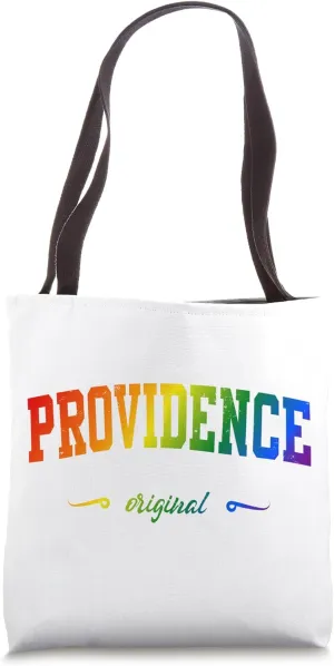 Providence Design College Rhode Island LGBTQAI  rainbow Tote Bag