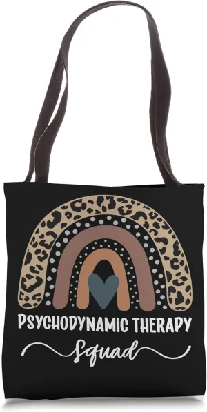 Psychodynamic Therapy Squad, Rainbow Psychodynamic Therapist Tote Bag