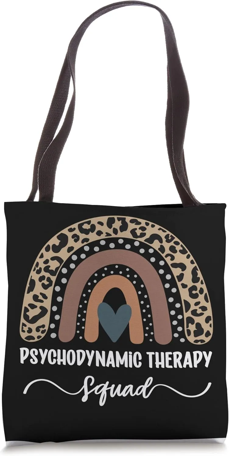 Psychodynamic Therapy Squad, Rainbow Psychodynamic Therapist Tote Bag