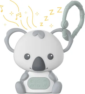Pure Enrichment PureBaby Hanging Koala Sound Machine - Portable Travel Sleep Aid/Night Light & Detachable Hanging Ring - White Noise, Hush, Lullabies & More Sounds for Car Seat, Stroller & Bassinet