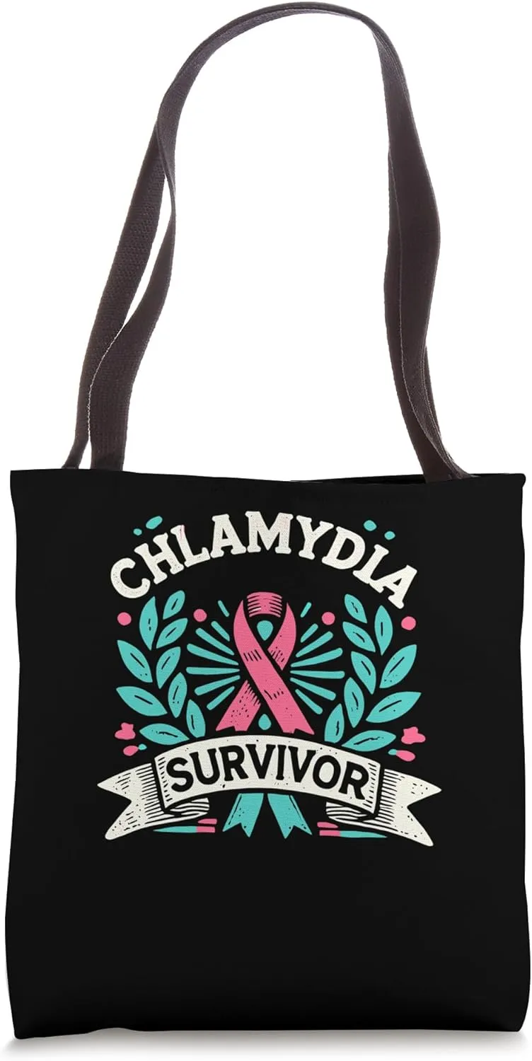 Rainbow Chlamydia Survivor for Health Advocates Tote Bag