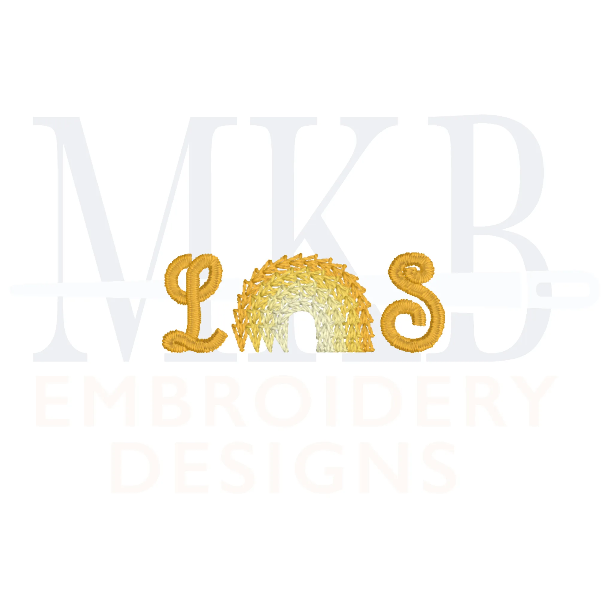 Rainbow Embroidery Design Mini Micro, Machine Embroidery Design File