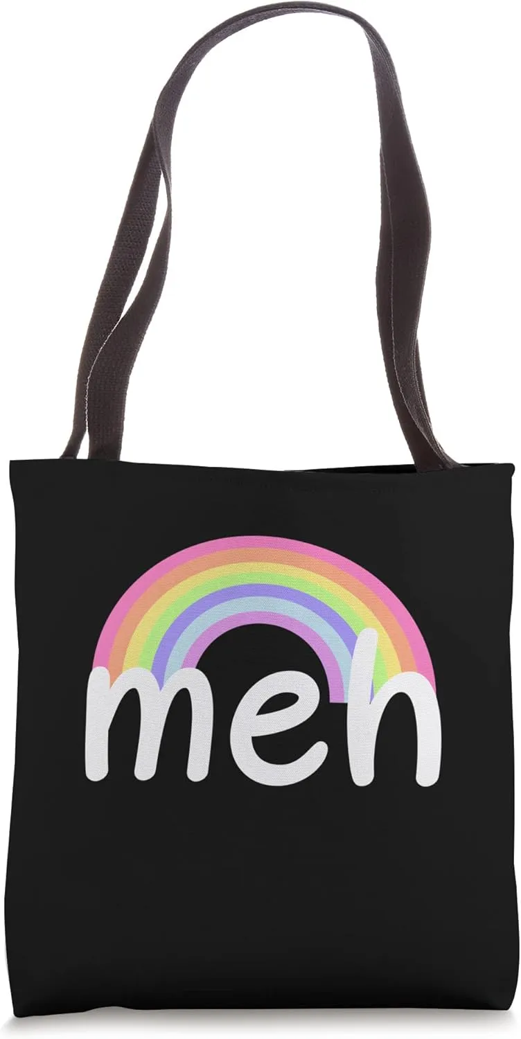 Rainbow Meh Tote Bag