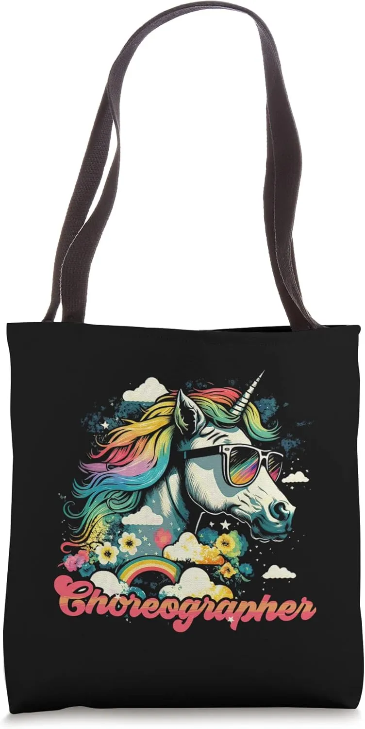 Rainbow Unicorn Choreographer | Choreography Tote Bag
