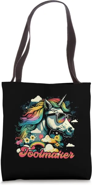 Rainbow Unicorn Toolmaker | Toolmaking Tote Bag
