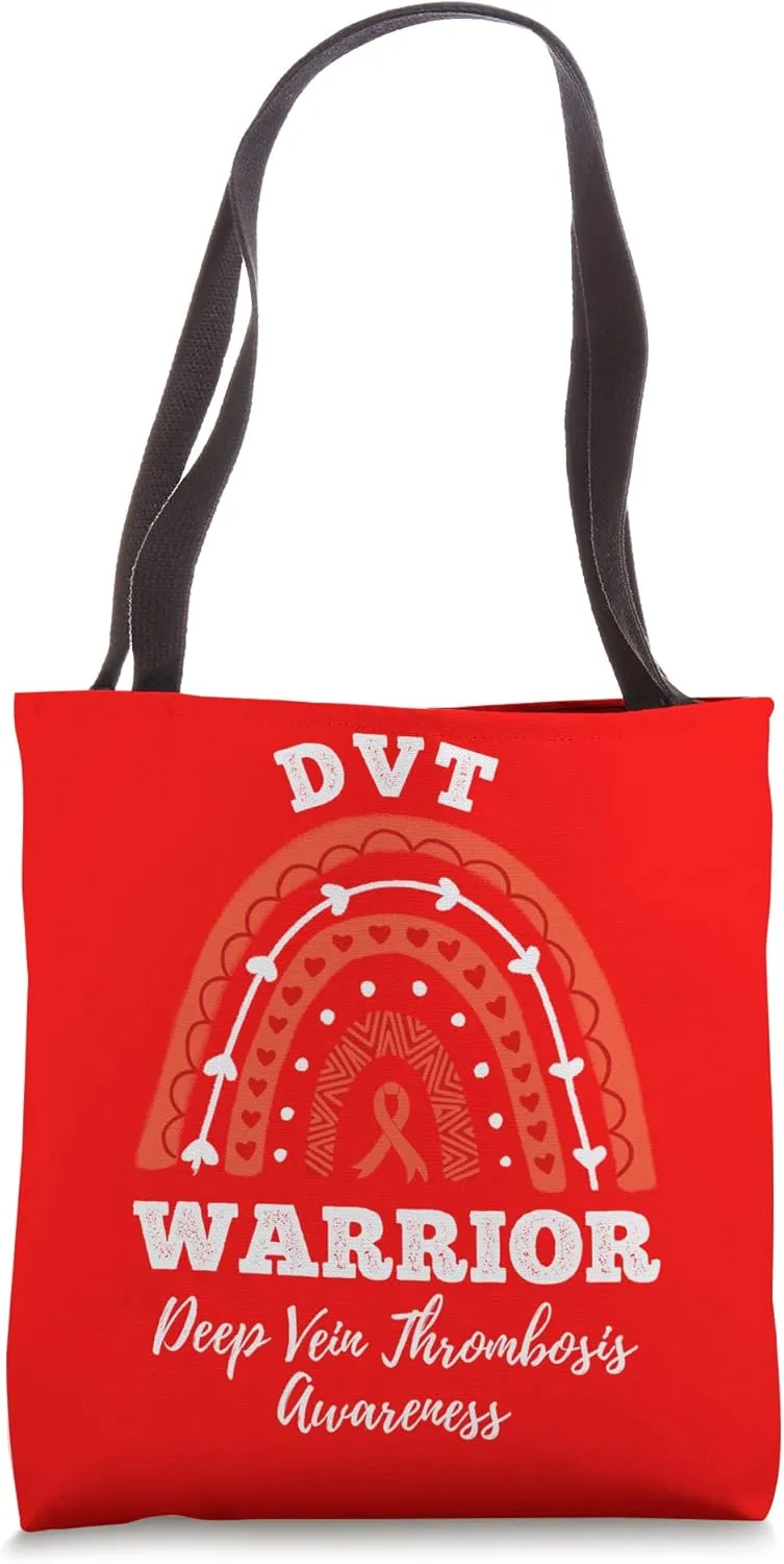 Rainbow Warrior Deep Vein Thrombosis Awareness Tote Bag