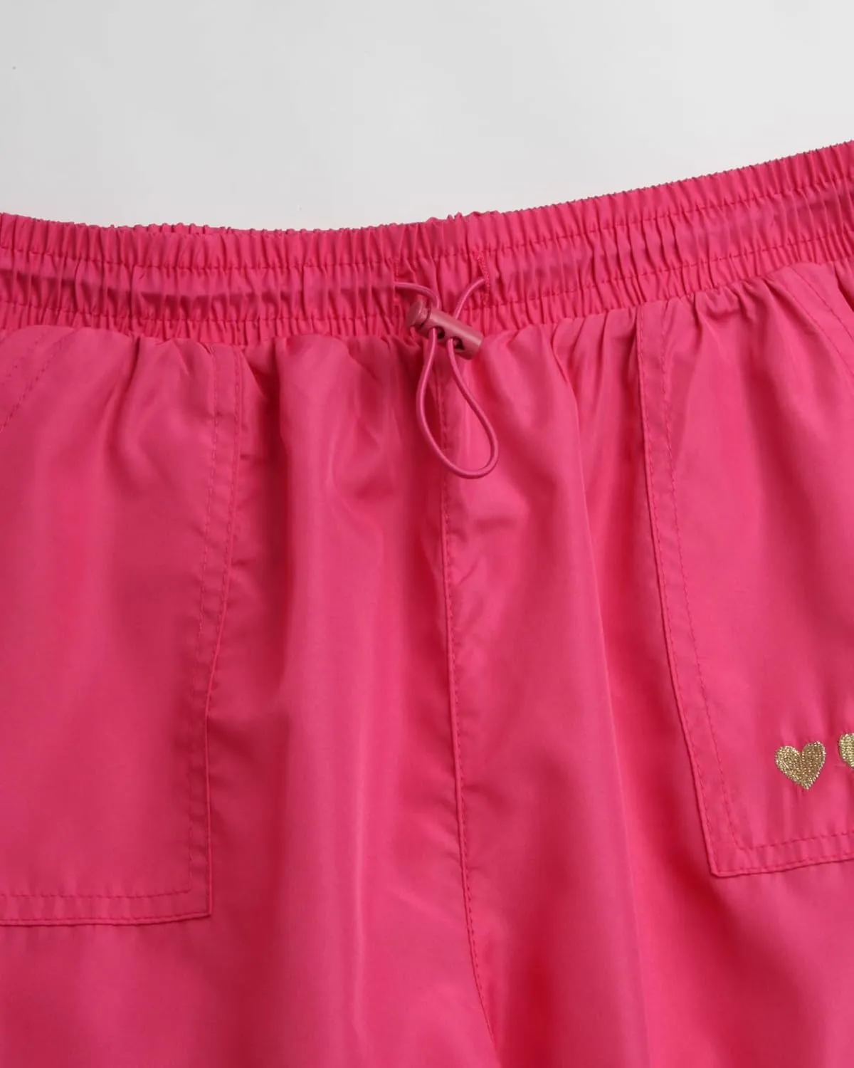 Real Love Girls' Cargo Pants - Lightweight Nylon Quick Dry Jogger Parachute Pants with Deep Multi Pockets (Sizes: 7-16)