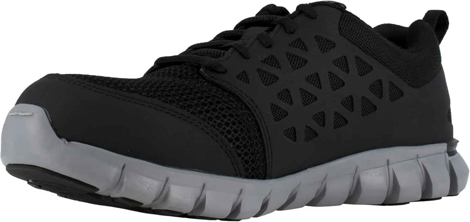 Reebok Work Women's Sublite Cushion Alloy Toe Athletic Work Black - 5.5 Medium