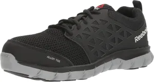 Reebok Work Women's Sublite Cushion Alloy Toe Athletic Work S Black - 4 Medium