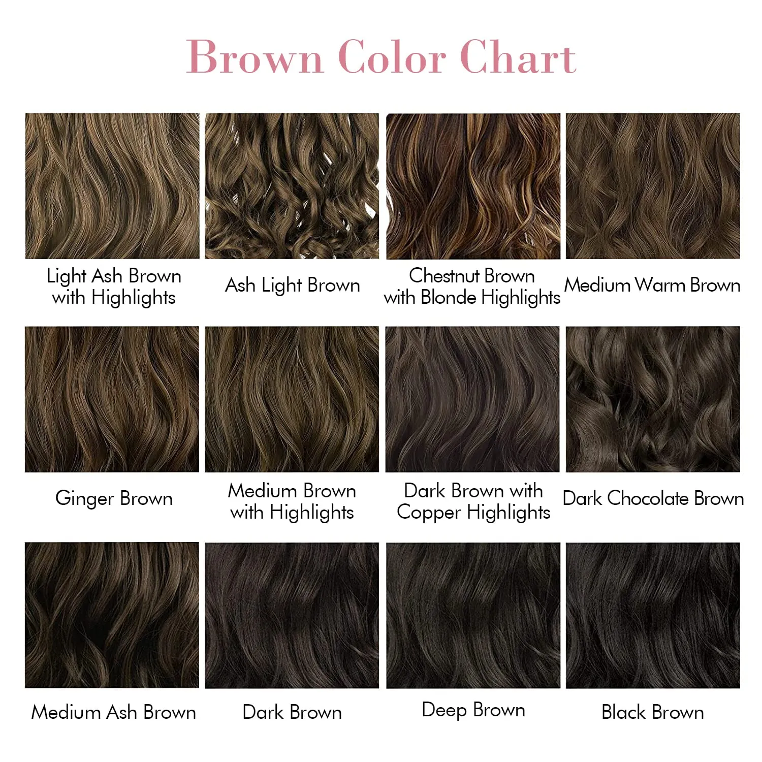 REECHO Invisible Wire Hair Extensions with Transparent Headband Adjustable Size Removable Secure Clips in Curly Wavy Secret Hairpiece for Women 20 Inch - Dark Chocolate Brown