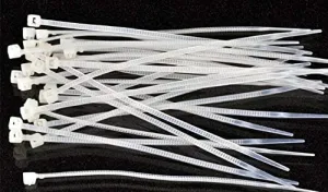 Replacement Part For 1000pcs 3 X 80/100/120/150mm Ribbon Tie Self-Locking Nylon Bar Double Ball Accessories Nylon Strap Parts - (Color: MULTI)
