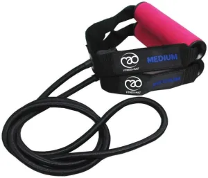 Resistance Tube Only Pe Bag Medium: Burgundy Handle Burgundytan