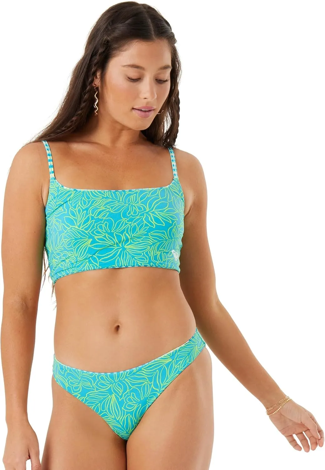 Roxy Women's Bikini UPF 50 , Quick-Dry, Stretch Fabric, Swimsuit Bottom, Surf & Beachwear