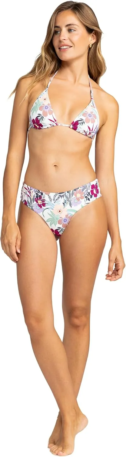 Roxy Women's Low-Rise Bikini Stretch Swimwear, Quick-Dry, UPF 50  Sun Protection, Beach, Pool, Swimsuit Bottom