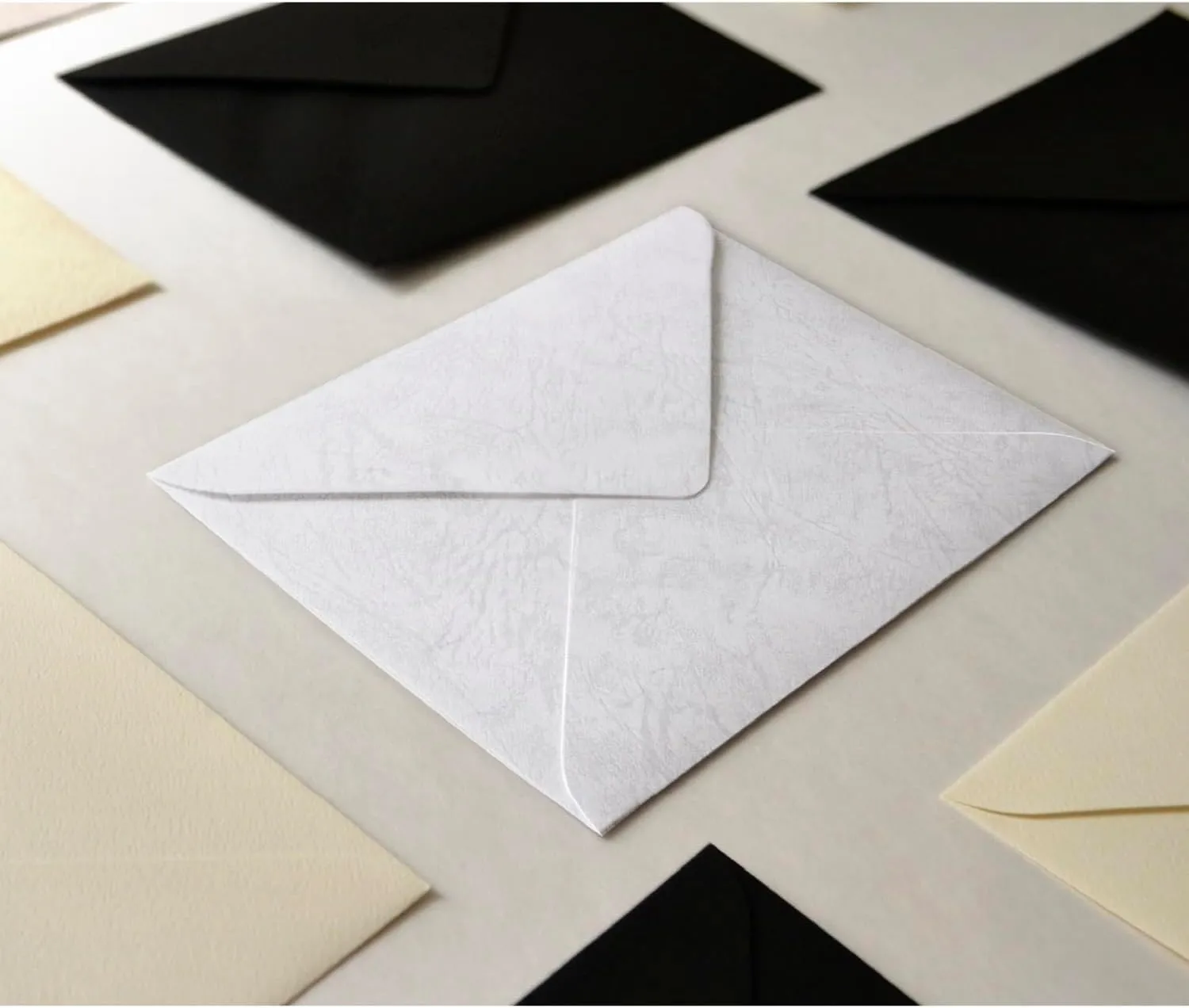 Sasagawa 16-72041 2 Western Envelopes Taka Seal Paletta Noble White, 1 Bag, 25 Sheets