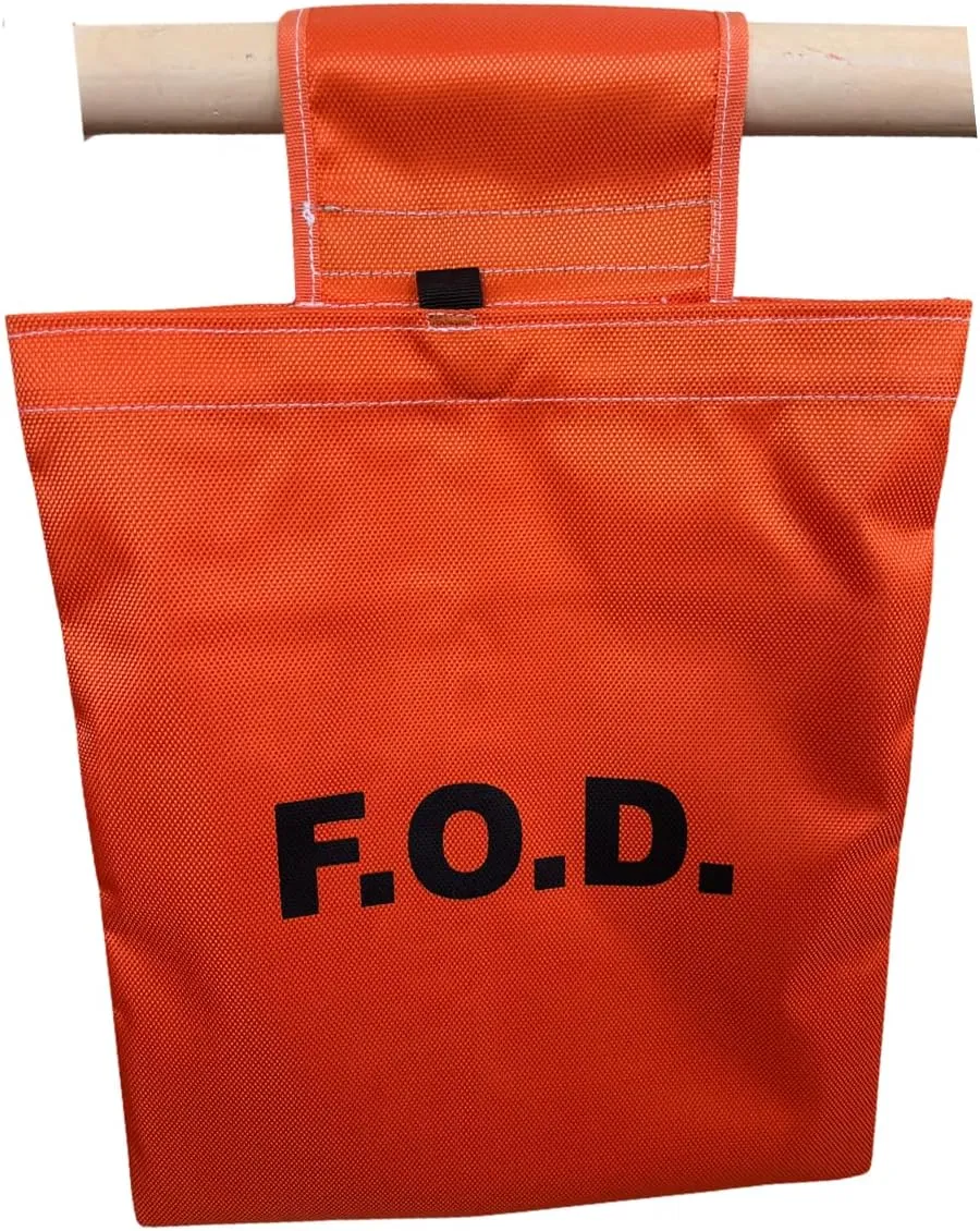 Scaffolding Hanging Large FOD Bag - Made From 1000 Denier Cordura Suitable for Aerospace, Aviation Industry - Help Eliminate Foreign Object Debris